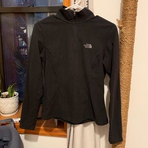 North face fleece quarter zip pullover